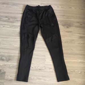 Adidas all black joggers.